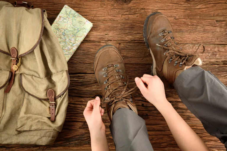 Vorbereitung zum Wandern