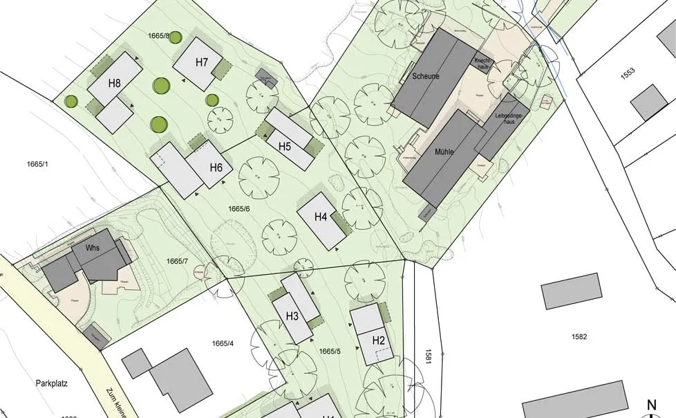 Übersichtkarte des Geländes